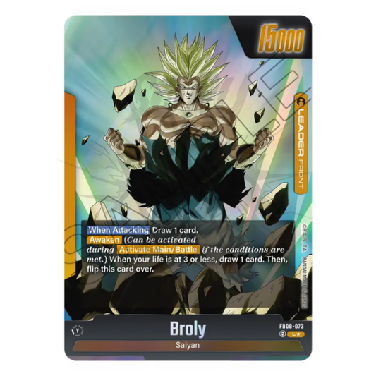 Broly ST01 FB08-073 Leader L Alternate Art - ENG