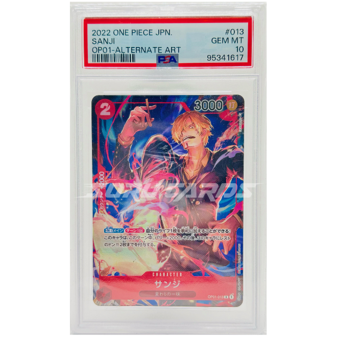 Sanji OP01-013 Alternate Art – PSA 10 – JP