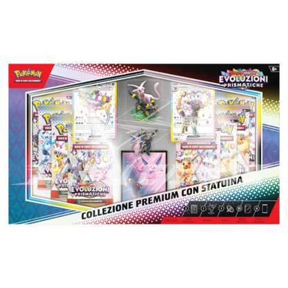 Scarlatto e Violetto Evoluzioni Prismatiche Collezione Premium con Statuina (IT)