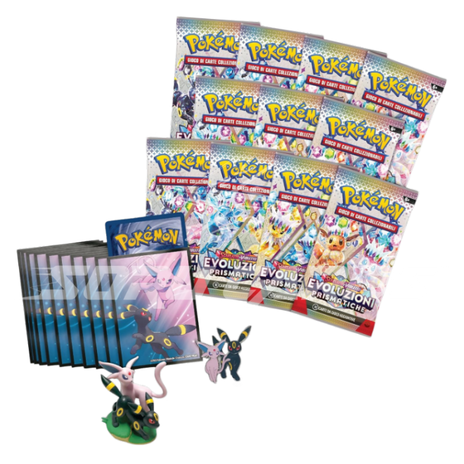 Scarlatto e Violetto Evoluzioni Prismatiche Collezione Premium con Statuina (IT)