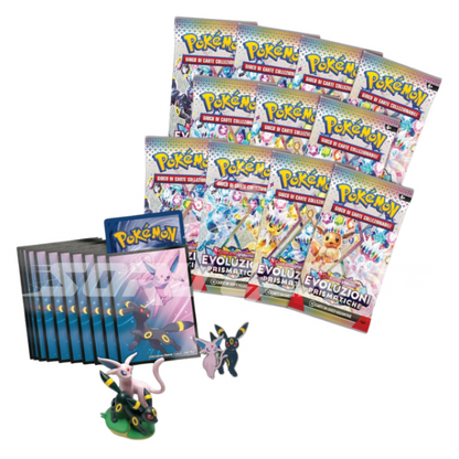 Scarlatto e Violetto Evoluzioni Prismatiche Collezione Premium con Statuina (IT)