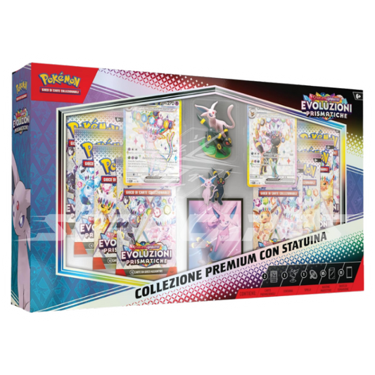 Scarlatto e Violetto Evoluzioni Prismatiche Collezione Premium con Statuina (IT)