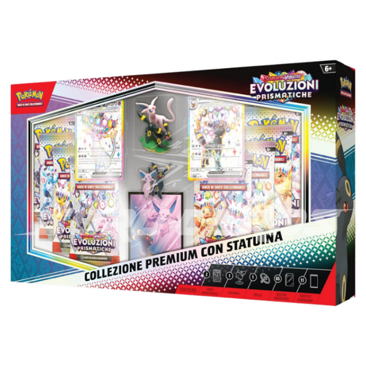 Scarlatto e Violetto Evoluzioni Prismatiche Collezione Premium con Statuina (IT)