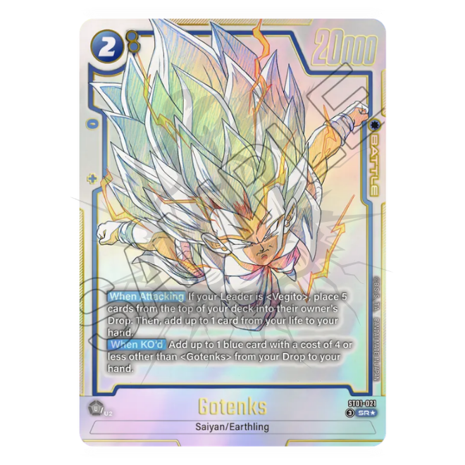 Gotenks ST01-021 Super Rare SR Alternate Art - ENG