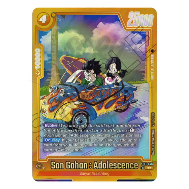 Son Gohan: Adolescence ST01-046 Rare R Alternate Art - ENG
