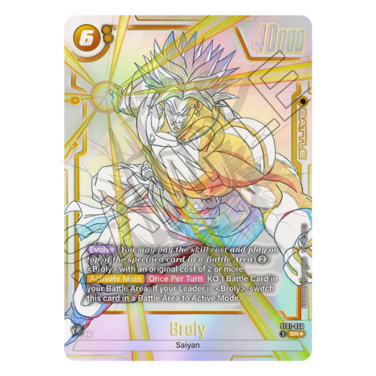 Broly ST01-050 Super Rare SR Alternate Art - ENG