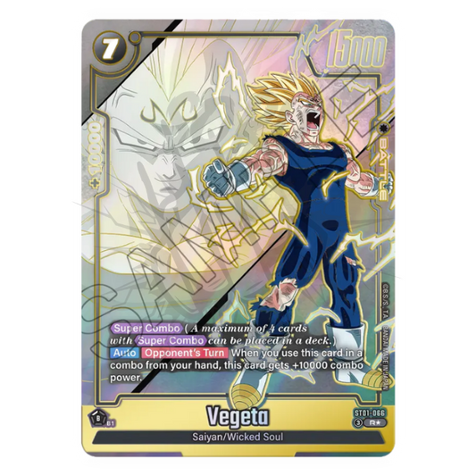 Vegeta ST01-066 Rare R Alternate Art - ENG
