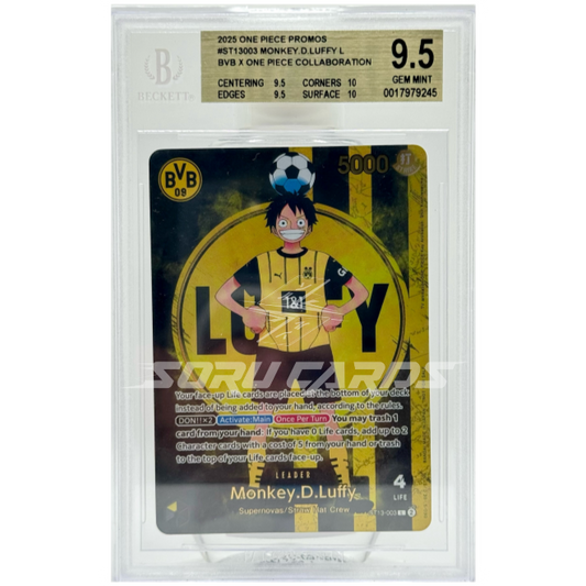 Monkey D. Luffy – BVB x One Piece | Leader Alt Art ST13-003 | BGS 9.5 (EN)
