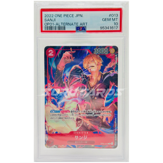 Sanji OP01-013 Alternate Art – PSA 10 – JP