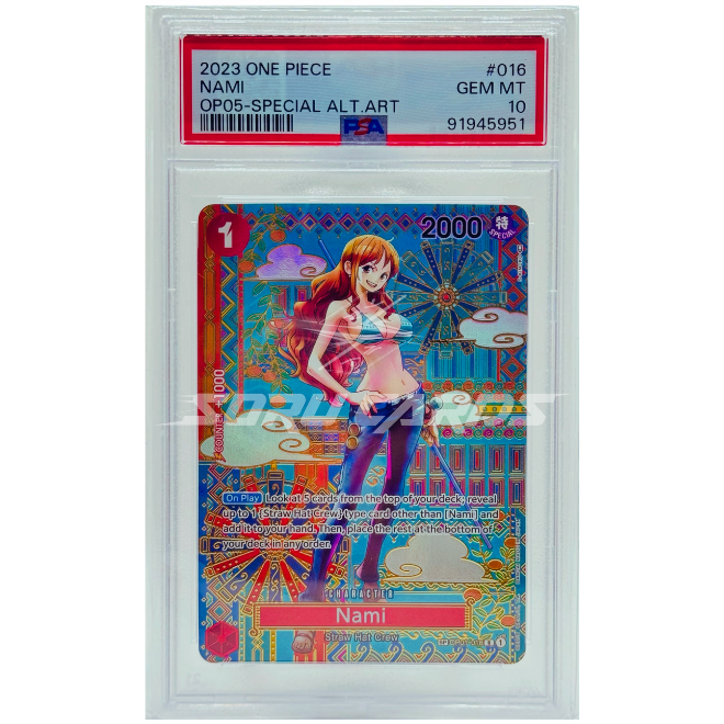 Nami OP01-016 OP05 Special Alternate Art – PSA 10 – EN