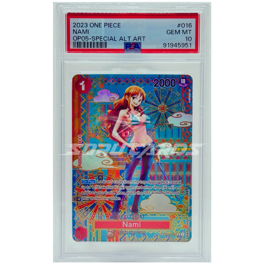 Nami OP01-016 OP05 Special Alternate Art – PSA 10 – EN