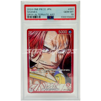Bundle 4 Imperatori OP09 Leader Alternate Art – PSA 10 – JP