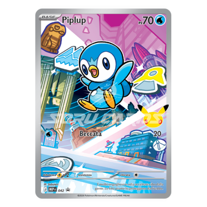 Pokemon Trio Carte Promo Starter Sinnoh ITA – 30° Anniversario – Primi Compagni di Avventura Serie 1
