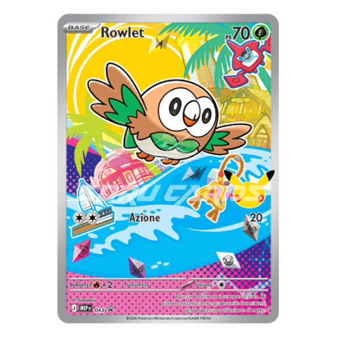 Pokemon Trio Carte Promo Starter Alola ITA – 30° Anniversario – Primi Compagni di Avventura Serie 1