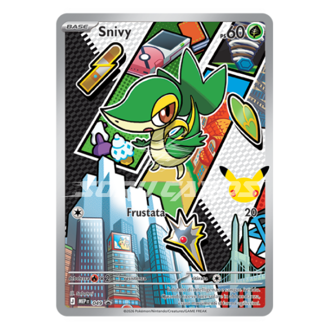 Pokemon Trio Carte Promo Starter Unima ITA – 30° Anniversario – Primi Compagni di Avventura Serie 2