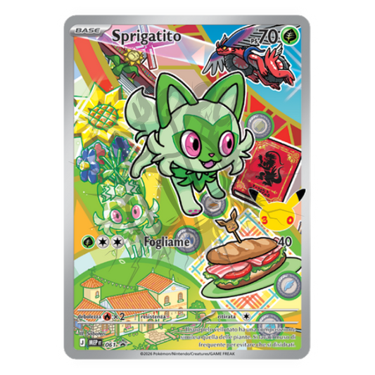 Pokemon Trio Carte Promo Starter Paldea ITA – 30° Anniversario – Primi Compagni di Avventura Serie 3