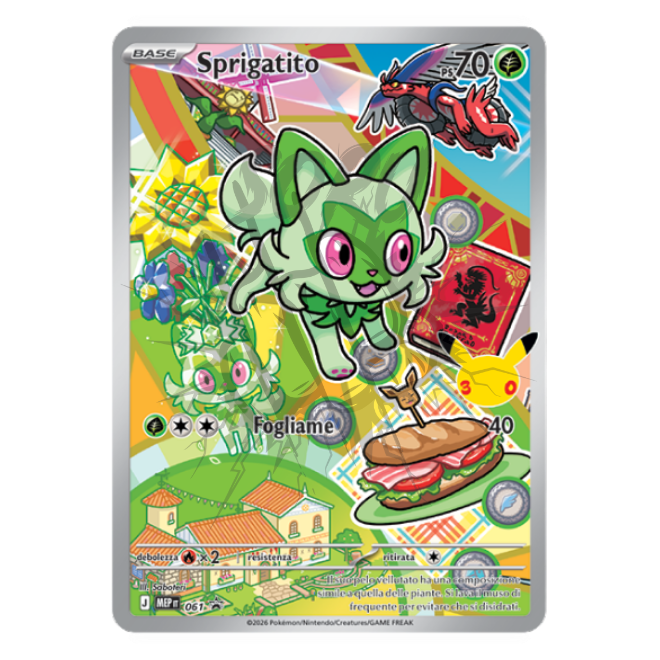 Pokemon Trio Carte Promo Starter Paldea ITA – 30° Anniversario – Primi Compagni di Avventura Serie 3