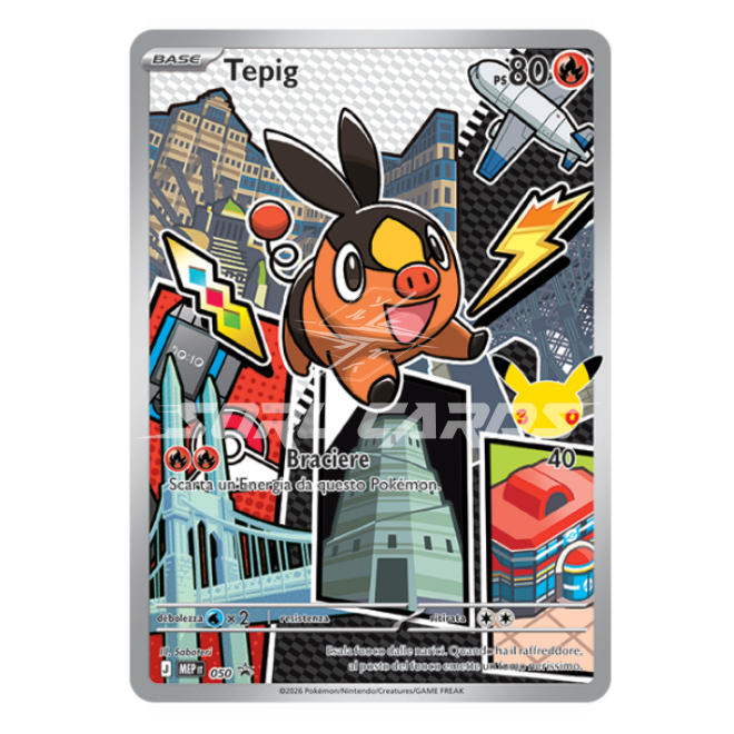 Pokemon Trio Carte Promo Starter Unima ITA – 30° Anniversario – Primi Compagni di Avventura Serie 2