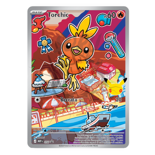 Pokemon Trio Carte Promo Starter Hoenn ITA – 30° Anniversario – Primi Compagni di Avventura Serie 3