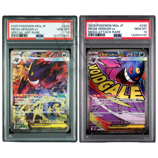 Bundle Mega Gengar ex SAR 240/193 + MA 230/193 Mega Dream – PSA 10 – JP