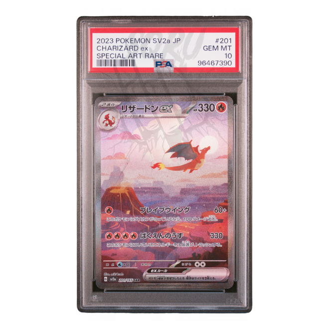 Charizard Ex 201/165 151 Special Art Rare SAR – PSA 10 – JP