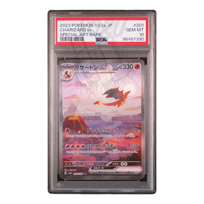 Charizard Ex 201/165 151 Special Art Rare SAR – PSA 10 – JP