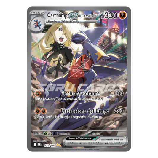 Garchomp ex di Camilla 232/182 ITA - Rivali Predestinati (DRI) - Special Illustration Rare
