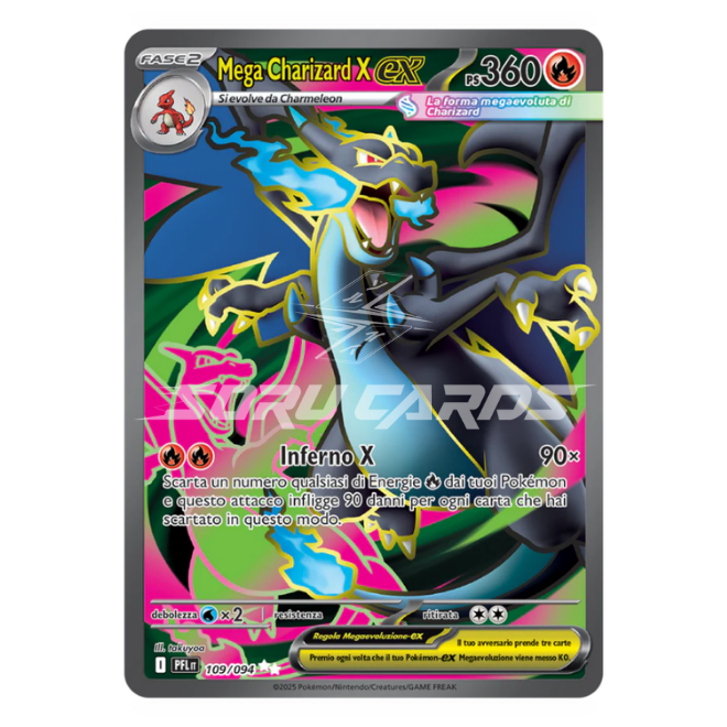 Mega Charizard X ex 109/094 ITA - Phantom Forces (PFL) - Full Art