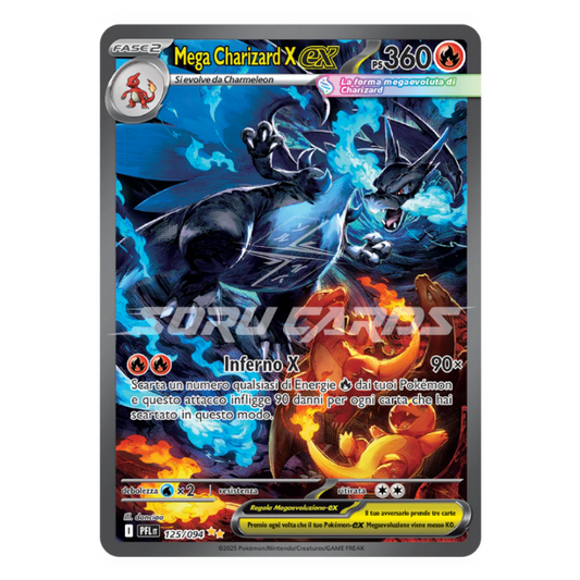 Mega Charizard X ex 125/094 ITA - Fiamme Spettrali (PFL) - Special Illustration Rare